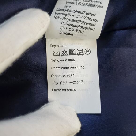 J. Crew Daphne Topcoat Italian Tweed Jacket Coat Wool Blend Navy Speckle Size 2 - Picture 10 of 10